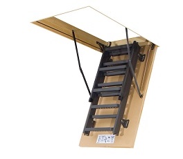 Чердачная лестница Fakro LMS (металлическая складная)