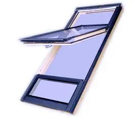 Окно с приподнятой осью поворота створки FTH-V Окно с приподнятой осью поворота створки FTH-V