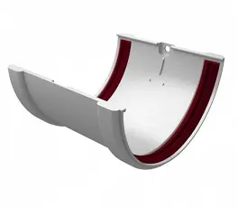 Соединитель водосточных желобов Соединитель водосточных желобов