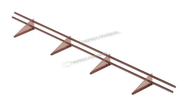 Снегозадержатель трубчатый дл. 3000 мм ROOFRetail Снегозадержатель трубчатый дл. 3000 мм ROOFRetail