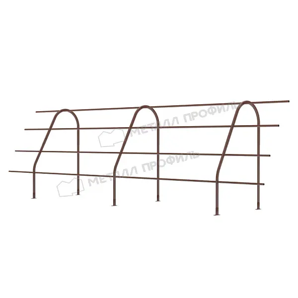 Ограждение кровельное ОК-h1200х3000 мм Ограждение кровельное ОК-h1200х3000 мм