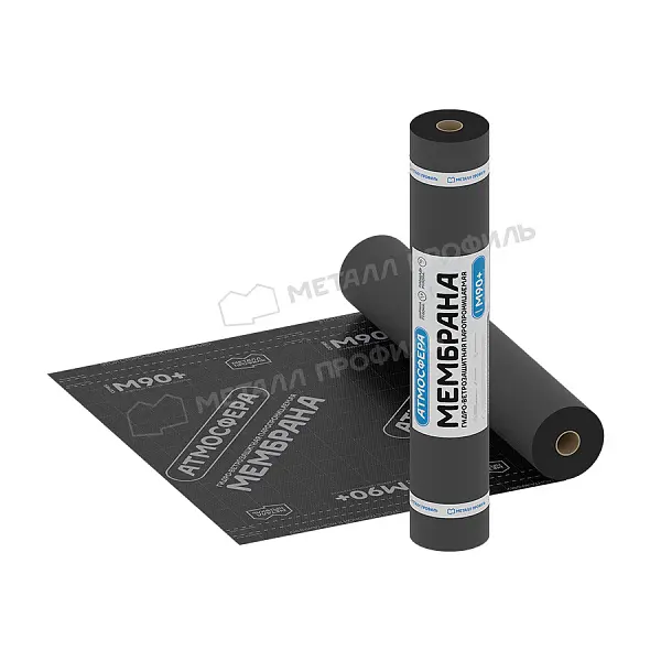 Мембрана гидро-ветрозащитная паропроницаемая АТМОСФЕРА M 90 + лента (1,5х46,66м) Мембрана гидро-ветрозащитная паропроницаемая АТМОСФЕРА M 90 + лента (1,5х46,66м)